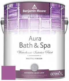 Benjamin Moore Aura 532 Bath & Spa Waterborne Interior Paint Matte Finish краска цвет NCS S 2060-R40B 