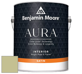 Benjamin Moore Aura 526 Waterborne Interior Satin Finish покрытие цвет NCS S 2020-G70Y 