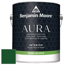 Benjamin Moore Aura 528 Waterborne Interior Semi-gloss Finish краска цвет RAL 6035 