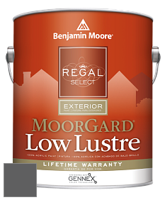 Benjamin Moore W103 Regal Select Exterior Paint-MoorGard Low Lustre Finish краска цвет 2121-10 Gray