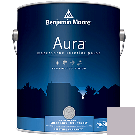 Краска Aura Waterborne Exterior Semi-Gloss Finish (632) цвет 2115-50 Iced Mauve