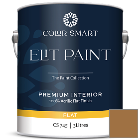 Краска COLOR SMART CS 745 ELIT PAINT глубокоматовая моющаяся краска цвет 2165-10 Camel