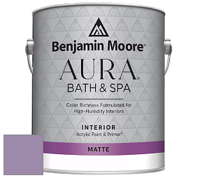 Benjamin Moore Aura 532 Bath & Spa Waterborne Interior Paint Matte Finish краска цвет NCS S 3030-R50B 