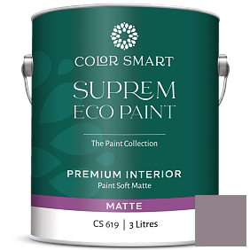 Краска COLOR SMART CS 619 SUPREM ECO PAINT матовая краска цвет 1448 Frozen in Time
