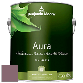 Benjamin Moore Aura 528 Waterborne Interior Semi-gloss Finish краска цвет NCS S 5020-R20B 