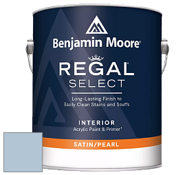 Benjamin Moore 550 Regal Select Waterborne Interior Pearl Finish краска цвет 828 Airway