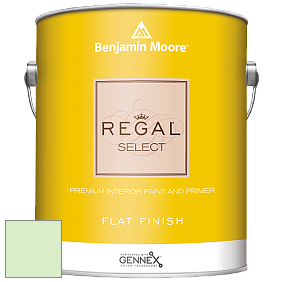 Benjamin Moore 547 Regal Select Waterborne Interior Flat Finish краска цвет 2032-60 Citra Lime