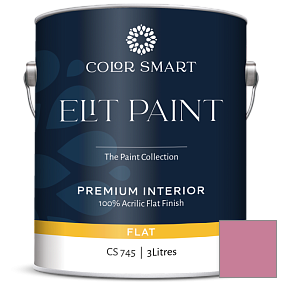 Краска COLOR SMART CS 745 ELIT PAINT глубокоматовая моющаяся краска цвет 2084-40 Precious Pink