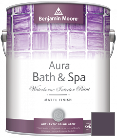 Краска Benjamin Moore Aura Bath & Spa Interior Paint Matte Finish (532) цвет 2072-20 Black Raspberry