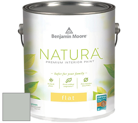 Benjamin Moore 512 Natura Interior Flat Finish матовая краска цвет 2139-50 Silver Marlin