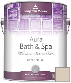 Краска Benjamin Moore Aura Bath & Spa Interior Paint Matte Finish (532) цвет 965 Temporal Spirit
