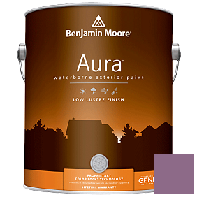 Краска Aura Waterborne Exterior Low Lustre Finish (634) цвет 1371 Plum Perfect