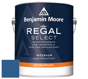 Benjamin Moore 550 Regal Select Waterborne Interior Pearl Finish краска цвет NCS S 4050-R80B 
