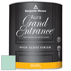 Benjamin Moore Aura 148 Grand Entrance High Gloss эмаль цвет 598 Surf 'n Turf