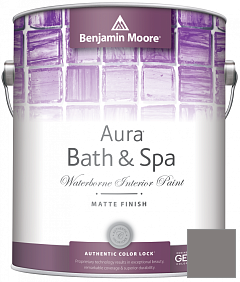 Краска Benjamin Moore Aura Bath & Spa Interior Paint Matte Finish (532) цвет AF-660 