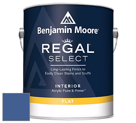 Benjamin Moore 547 Regal Select Waterborne Interior Flat Finish краска цвет 819 Southern Belle
