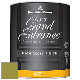 Benjamin Moore Aura 148 Grand Entrance High Gloss эмаль цвет 2146-20 Forest Moss