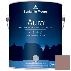 Краска Aura Waterborne Exterior Semi-Gloss Finish (632) цвет 2101-40 Almond Beige