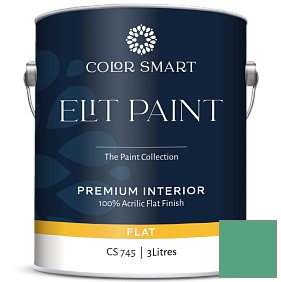 Краска COLOR SMART CS 745 ELIT PAINT глубокоматовая моющаяся краска цвет 593 Island Getaway