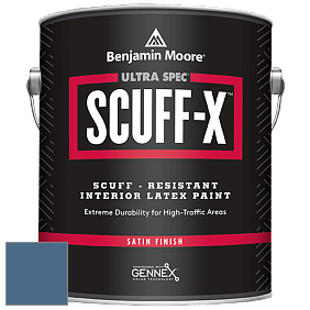 Benjamin Moore 486 Ultra Spec SCUFF-X Interior Satin Finish краска цвет NCS S 5030-R90B 