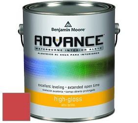 Benjamin Moore 794 Advance Interior Paint-High Gloss глянцевая алкидная эмаль цвет 2009-20 Salsa