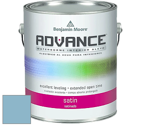 Benjamin Moore 792 Advance Interior Paint-Satin эмаль цвет 2062-50 Blue Jean