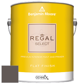 Benjamin Moore 547 Regal Select Waterborne Interior Flat Finish краска цвет 2112-30 Stone Brown