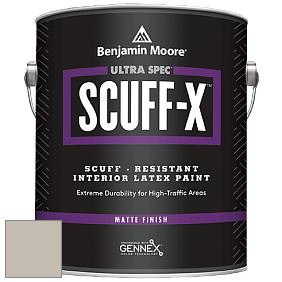Benjamin Moore 484 Ultra Spec SCUFF-X Interior Matte Finish краска цвет 861 Shale