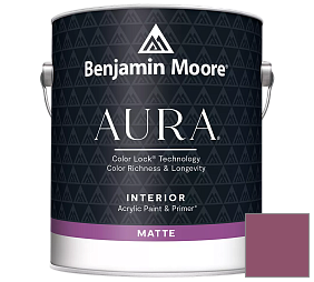 Краска Benjamin Moore Aura Interior Paint - Matte (522) цвет 2083-30 Old Claret