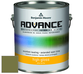 Benjamin Moore 794 Advance Interior Paint-High Gloss глянцевая алкидная эмаль цвет 2145-10 Avocado