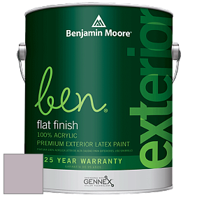 Benjamin Moore Ben 541 Waterborne Exterior Flat Finish краска цвет AF-615 