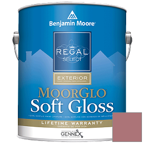 Краска Regal Select Exterior Paint-Moor GloSoft Gloss Finish (W096) цвет 1280 Burgundy Rose