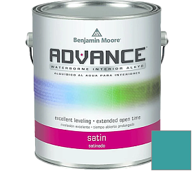 Краска Benjamin Moore 792. Advance Interior Paint-Satin эмаль цвет 741 San Jose Blue