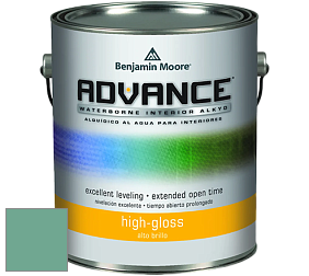 Benjamin Moore 794 Advance Interior Paint-High Gloss глянцевая алкидная эмаль цвет 2040-40 Summer Basket Green