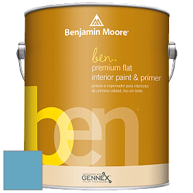 Benjamin Moore Ben W625 Premium Interior Latex Flat краска цвет NCS S 2040-B 