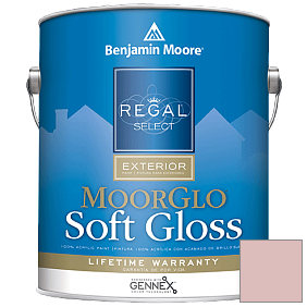 Краска Regal Select Exterior Paint-Moor GloSoft Gloss Finish (W096) цвет 2092-60 Georgia Pink