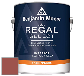 Benjamin Moore 550 Regal Select Waterborne Interior Pearl Finish краска цвет 2089-10 Iron Ore Red