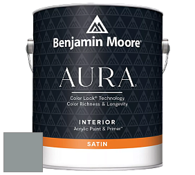 Benjamin Moore Aura 526 Waterborne Interior Satin Finish покрытие цвет NCS S 4005-B50G 