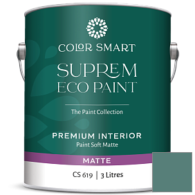 Краска COLOR SMART CS 619 SUPREM ECO PAINT матовая краска цвет 678 Pacific Rim