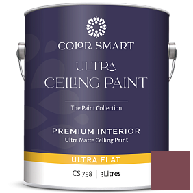 Краска COLOR SMART CS 758 ULTRA CEILING PAINT ультраматовая краска цвет 2085-20 Pottery Red