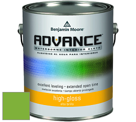Benjamin Moore 794 Advance Interior Paint-High Gloss глянцевая алкидная эмаль цвет 2030-30 Lucky Charm Green