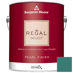 Краска Regal Select Waterborne Interior Pearl Finish (550) цвет 672 Intercoastal Green