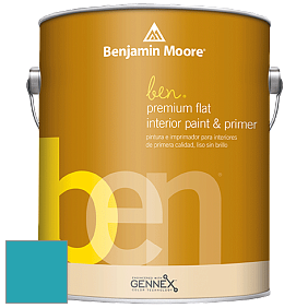 Benjamin Moore Ben W625 Premium Interior Latex Flat краска цвет NCS S 2050-B20G 
