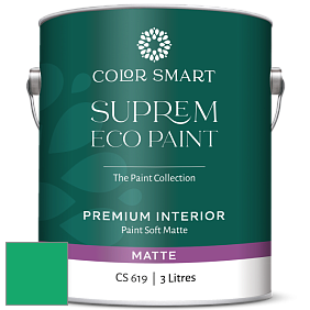 COLOR SMART CS 619 SUPREM ECO PAINT матовая краска цвет NCS S 1565-G 