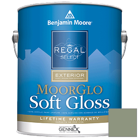 Краска Regal Select Exterior Paint-Moor GloSoft Gloss Finish (W096) цвет 453 Adirondack Green