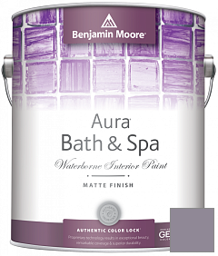 Краска Benjamin Moore Aura Bath & Spa Interior Paint Matte Finish (532) цвет AF-600 