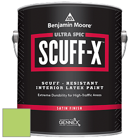 Benjamin Moore 486 Ultra Spec SCUFF-X Interior Satin Finish краска цвет 2031-40 Spring Meadow Green