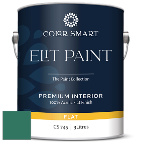 COLOR SMART CS 745 ELIT PAINT глубокоматовая моющаяся краска цвет RAL 6000 
