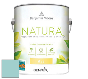 Benjamin Moore 514 Natura Interior Semi-Gloss Finish краска цвет 2049-50 Spectra Blue