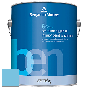 Benjamin Moore Ben W626 Premium Interior Latex Eggshell краска цвет 788 Aquarius